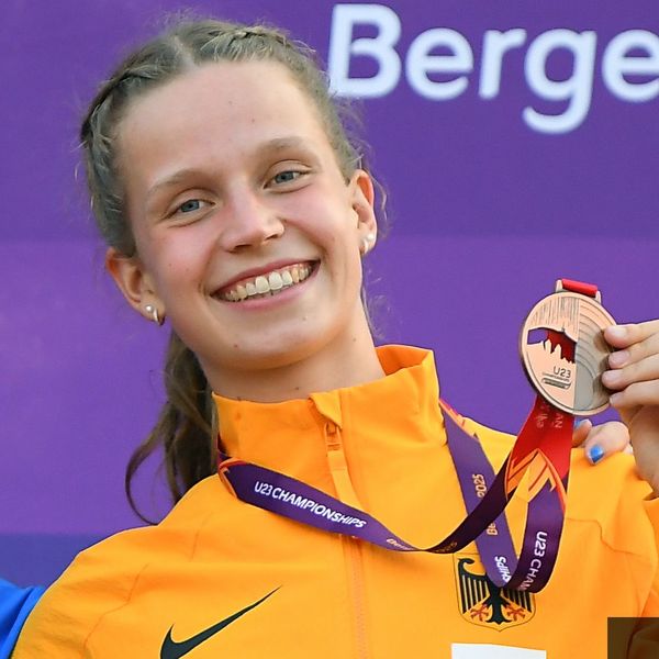 Adia Budde (LAV Stadtwerke Tübingen) bei der U23-EM in Bergen 2025