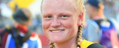 Antonia Heberle (TV Rottenburg) bei der U18-EM 2024