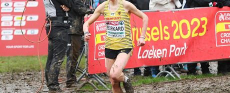 Elena Burkard (LG farbtex Nordschwarzwald) bei der Cross EM 2023.